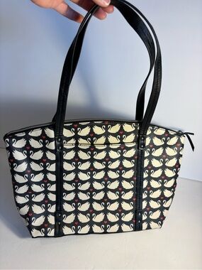 Relic Black Swan Print Tote Bag - Women
